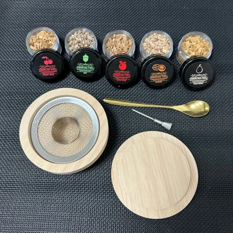 Kit fumoir à whisky rhum cocktails