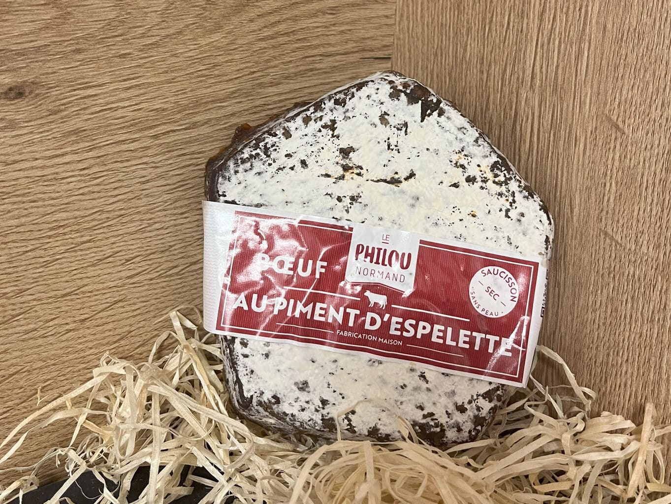 Saucisson de boeuf piment d'Espelette