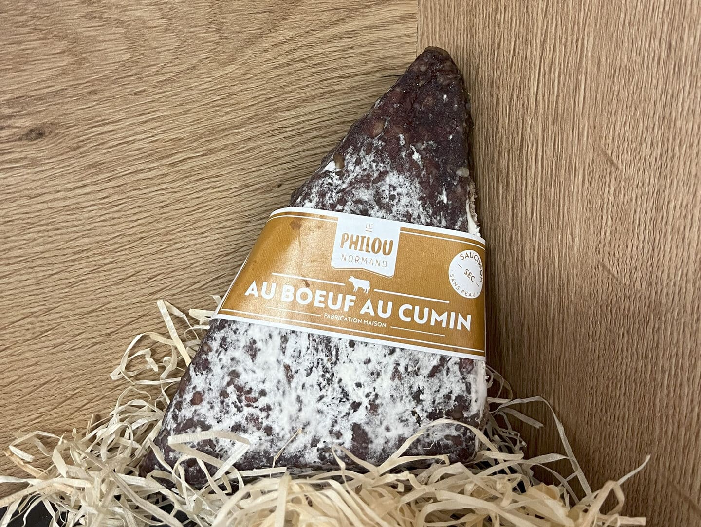 Saucisson de boeuf au cumin