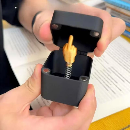Idee cadeau pas cher drole boite écrin fuck doigt d'honneur