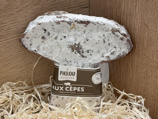 Saucisson aux cèpes